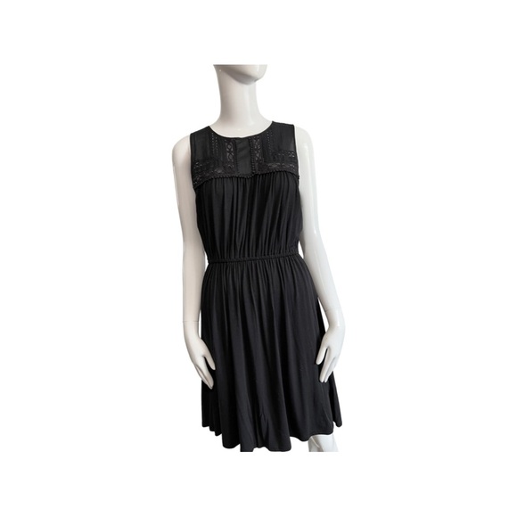 LOFT BLACK DRESS MIDI - Picture 6 of 6